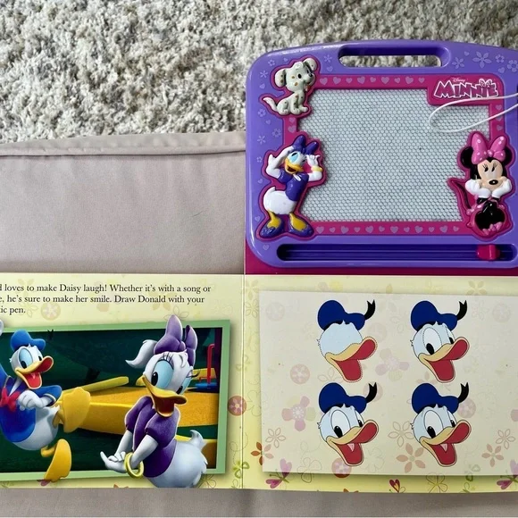 Disney Minnie Mouse Purple Read and Doodle Drawing Board - Picture 4 of 14